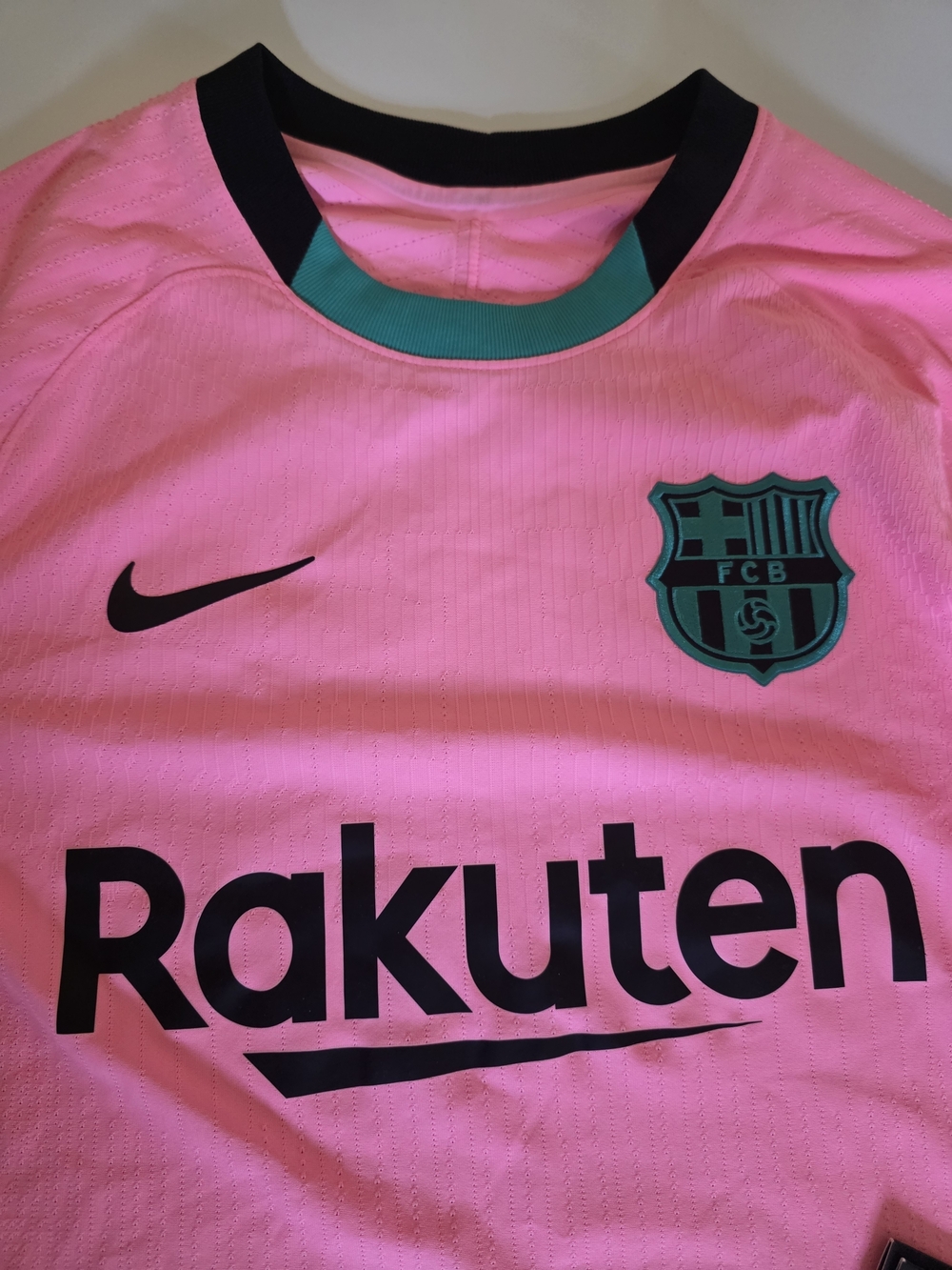 Nike Mens AUTHENTIC RARE FC Barcelona 2020/2021 3rd Vapor Match Soccer Jersey